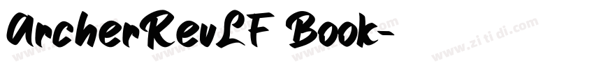 ArcherRevLF Book字体转换